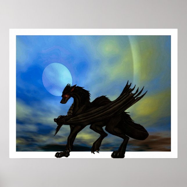 Póster Dragão Na Prowl (Frente)