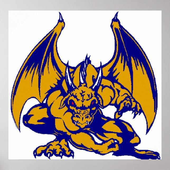 Poster Dragão ouro (Frente)