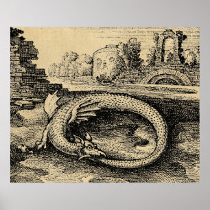 Póster Dragão Russo Ouroboros