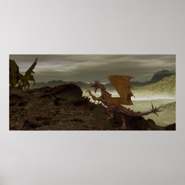 Póster Dragão Standoff (Frente)