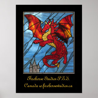 Póster Dragão Vermelho