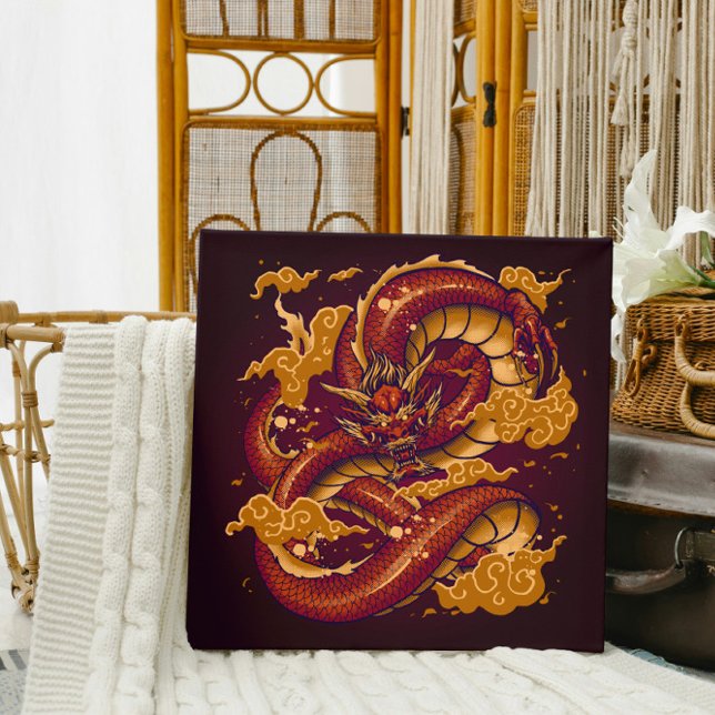 Poster Dragão Vermelho Fierce (Criador carregado)