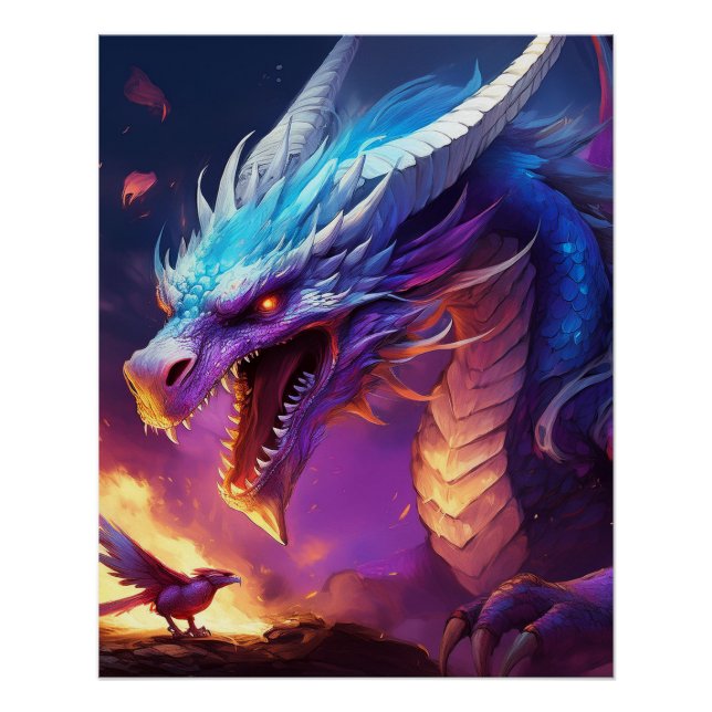 Póster Dragão Vs. Firebird (Frente)