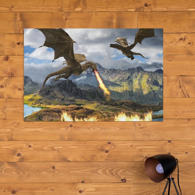 Poster Dragão Wyvern para Breve-Fogo (Criador carregado)