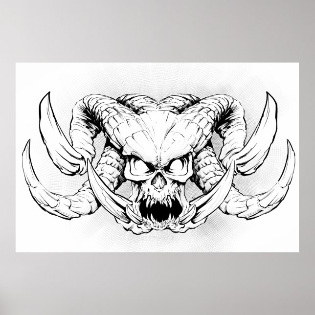 Poster Dragenoth Demon Skull Lord (Frente)