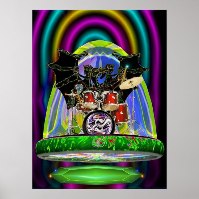 Poster Dragões. (Frente)