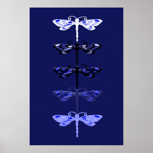 Póster Dragões Azuis (Frente)