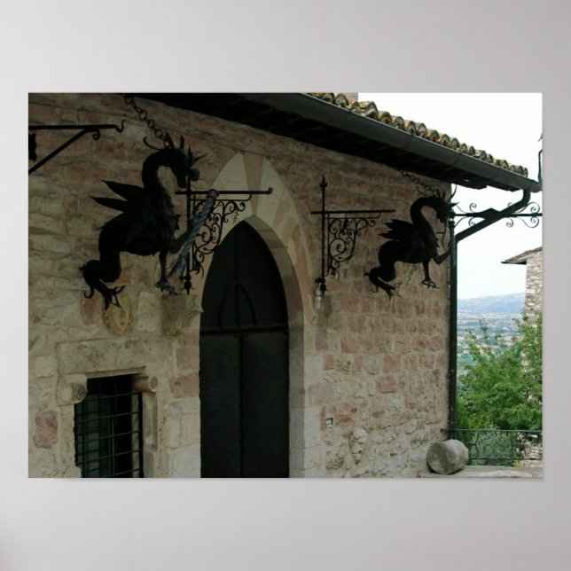 Póster Dragões de Assisi (Frente)