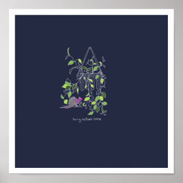 Poster Dragões e Natureza