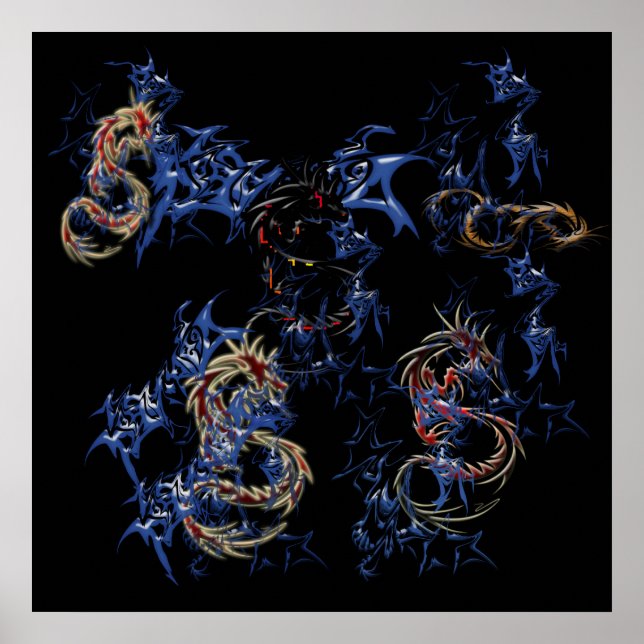 Poster Dragões Fantásticos (Frente)