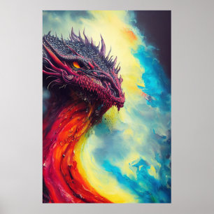 Poster Dragon Animal Discovery Adventure Planet Nature