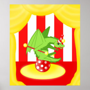Póster Dragon Clowne