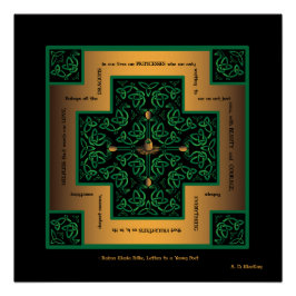 Póster Dragon Egg Celtic Cross