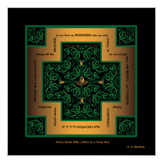 Póster Dragon Egg Celtic Cross