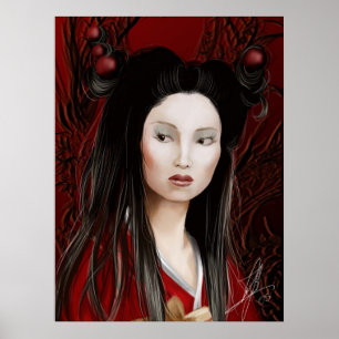 Poster Dragon Geisha