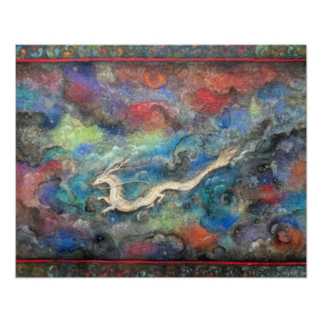 Póster Dragon in the Clouds (Frente)