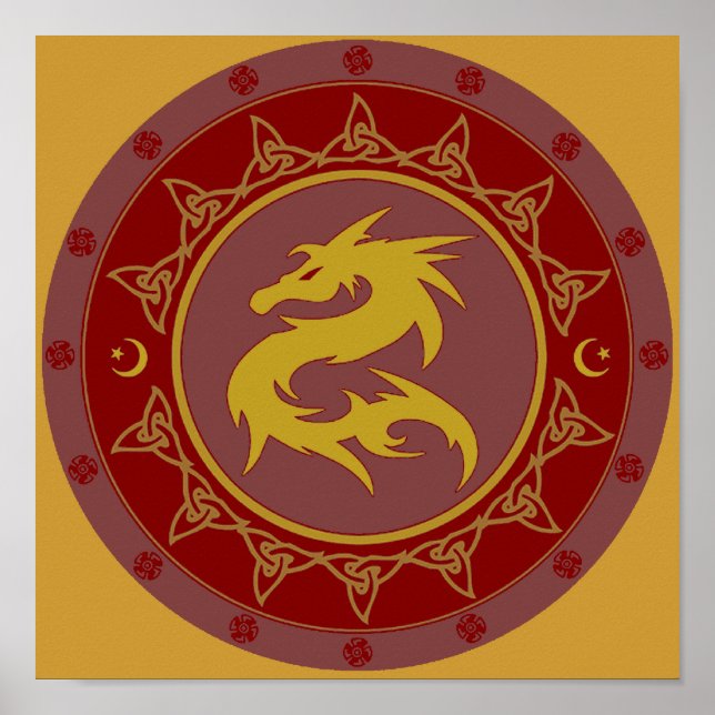 Poster Dragon Knot 7 (Frente)