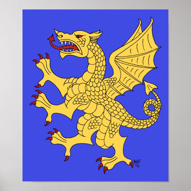 Póster Dragon Rampant Ou (Frente)