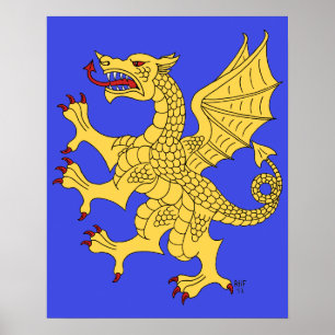 Póster Dragon Rampant Ou