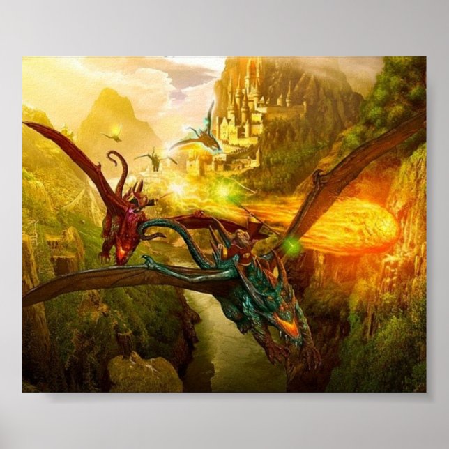 Póster dragon-rider-by-andreas-adamek (Frente)