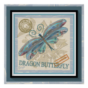 Póster Dragonfly do Escritório de Criação