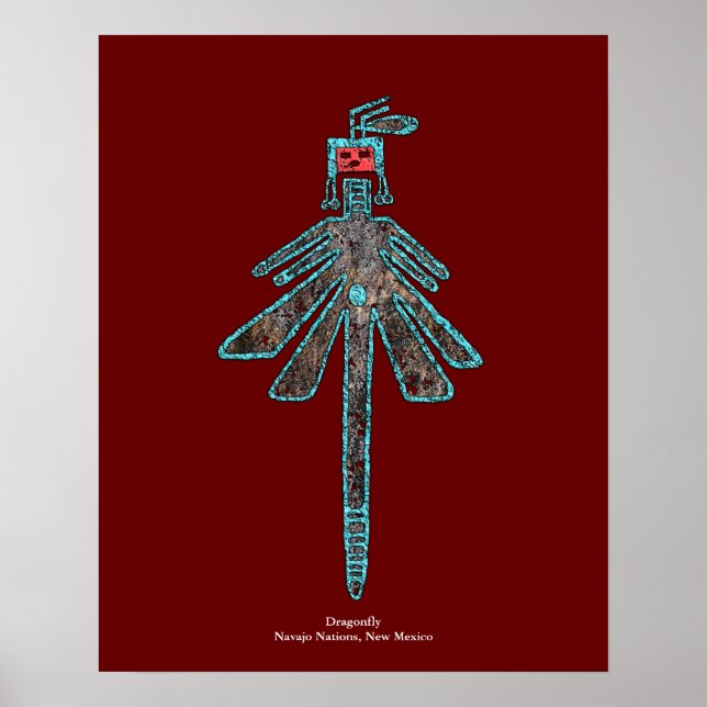 Poster Dragonfly, Mitologia de Insetos (Frente)