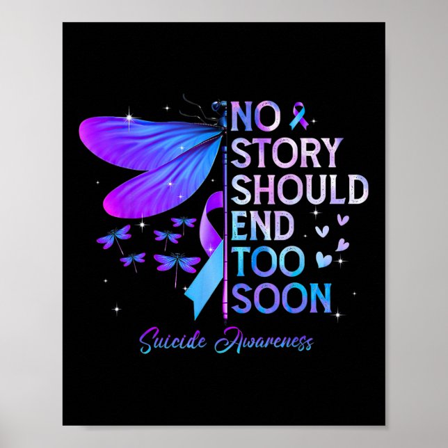 Poster Dragonfly Nenhuma História Deve Acabar Muito Cedo  (Frente)