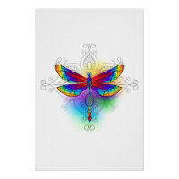 Dragonfly Poligonal