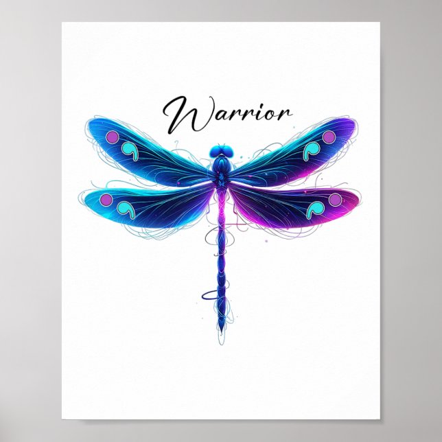 Poster Dragonfly Sem Prevenção Contra o Suicídio (Frente)