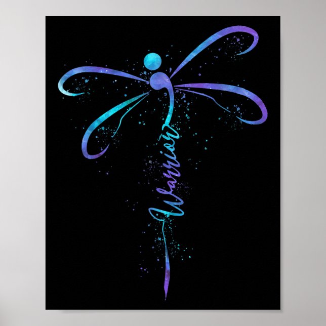 Poster Dragonfly Sem Prevenção Contra o Suicídio (Frente)
