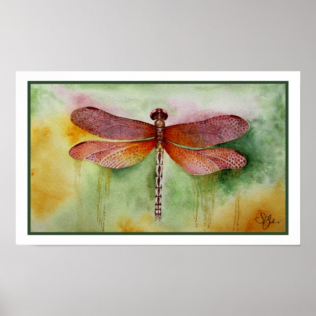Poster Dragonfly Sunset (Frente)