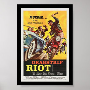 Póster Dragstrip Riot