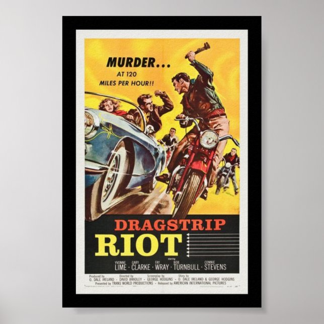 Póster Dragstrip Riot (Frente)