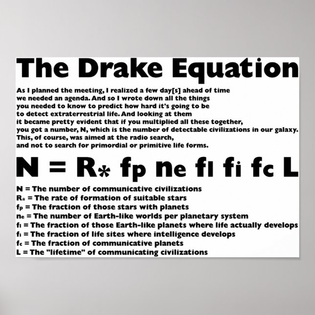 Poster Drake_Equação (Frente)