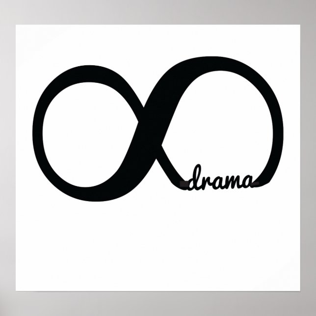 Póster Drama Infinito (Frente)