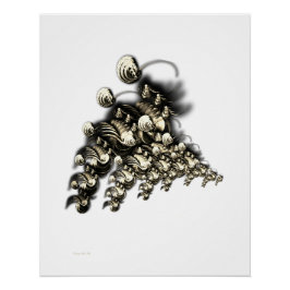 Póster "Dramatic Requiem", Poster brilhante