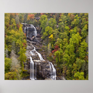 Poster Dramatic Whitewater Cai no outono