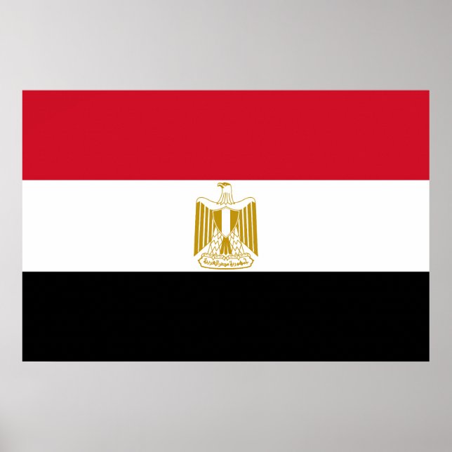 Poster Drapeau Égypte (Frente)