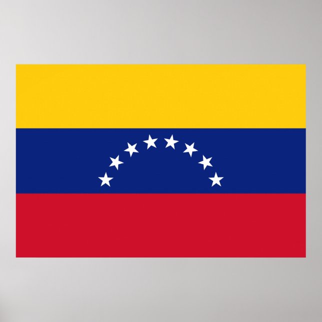 Poster Drapeau Venezuela (Frente)