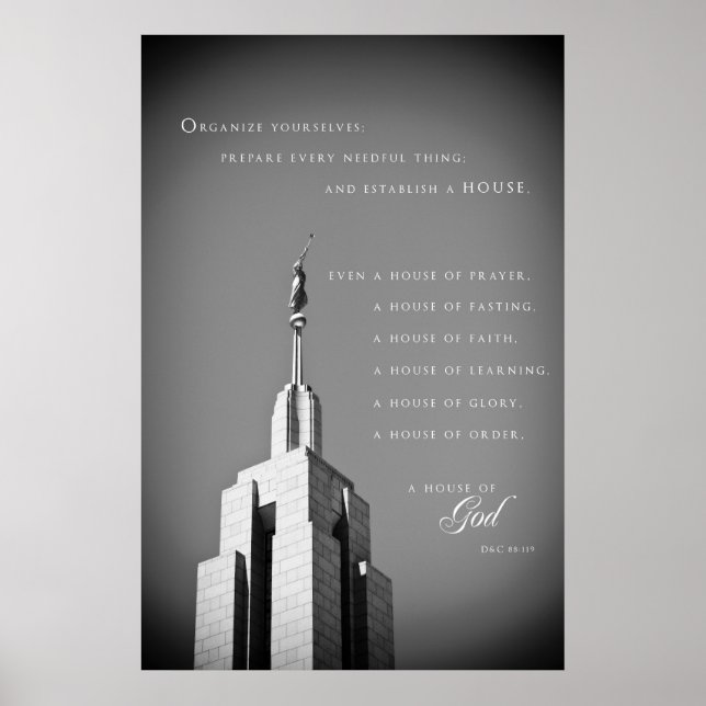 Poster - Draper Utah LDS Temple 2 (Frente)