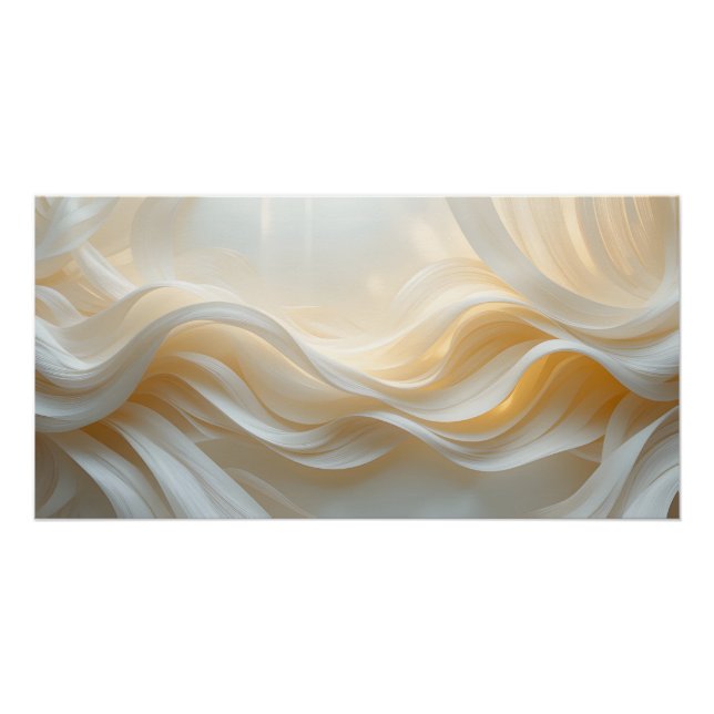 Póster Drapery etéreo em papel (Frente)