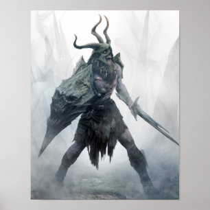 Poster Draugr Warrior Morto