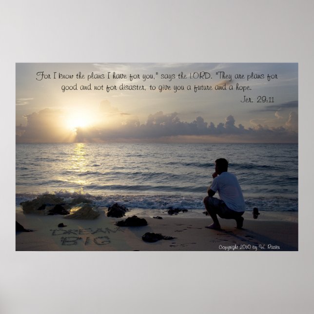 Póster Dream Big (Frente)