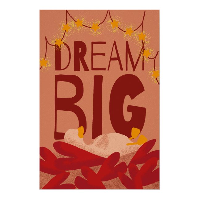 Póster Dream Big (Frente)