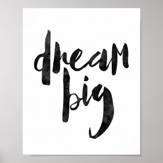 Póster Dream Big (Frente)
