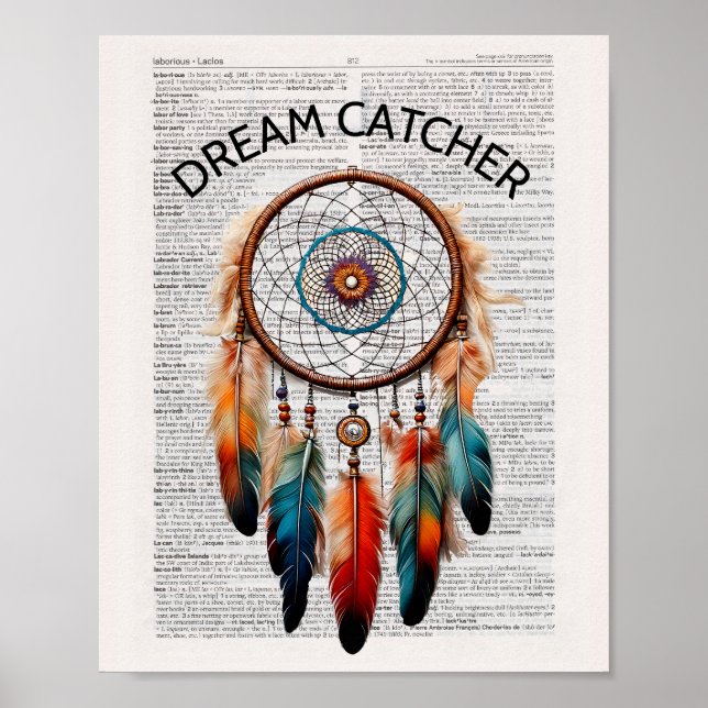 Poster Dream Catcher - Trabalho de arte de página de dici (Frente)
