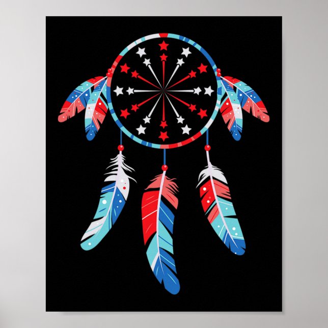 Poster Dream Catcher Wind Chimes 4 De Julho (Frente)