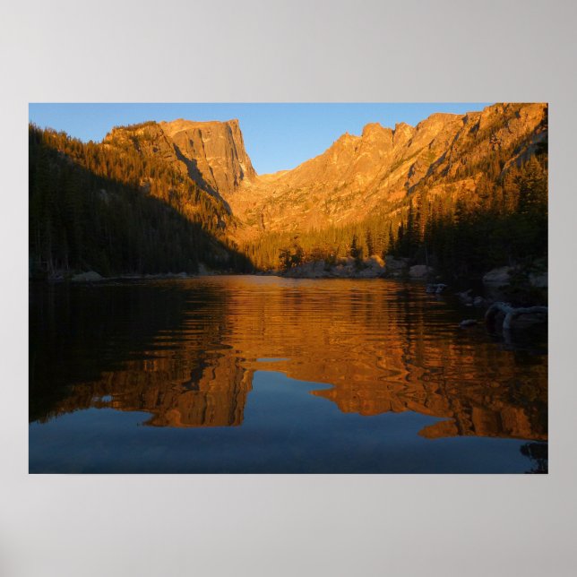 Poster Dream Lake à Luz do Nascer do Sol I (Frente)
