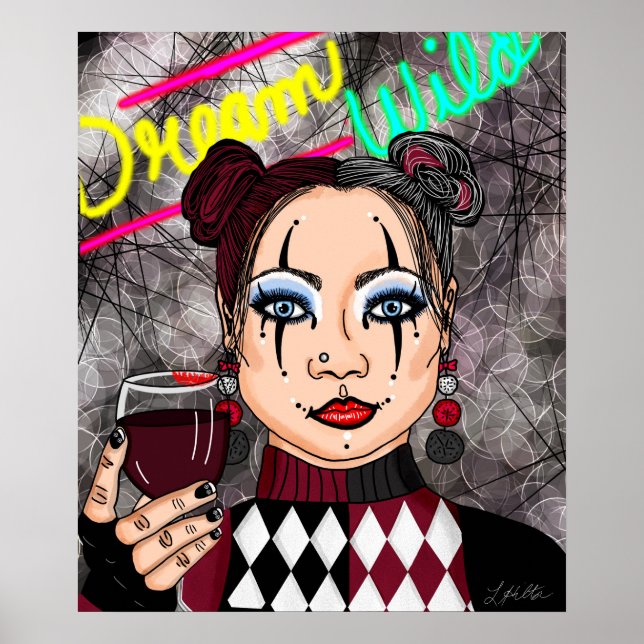 Poster Dream Wild | Senhora Gótico (Frente)