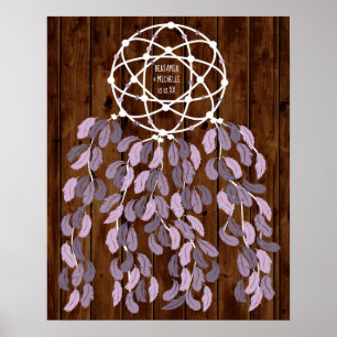 Poster Dreamcatcher - Alternativo de Livro de Convidados